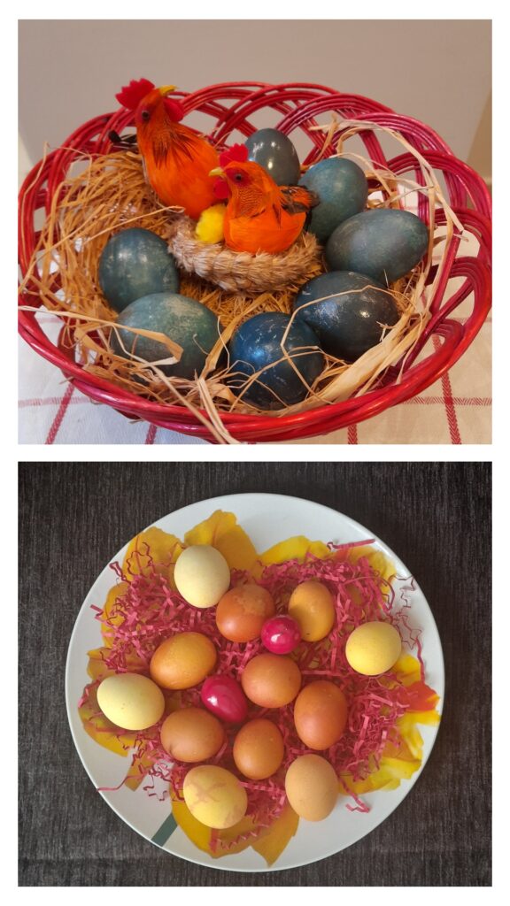 Βάφω τα πασχαλινά αυγά με υλικά και χρώματα από τη φύση  